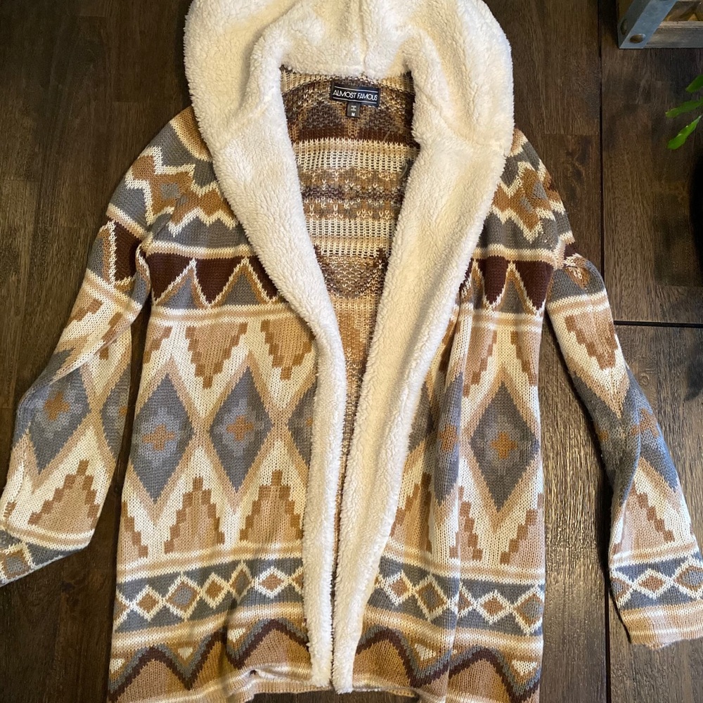 Hooded Tribal Sweater